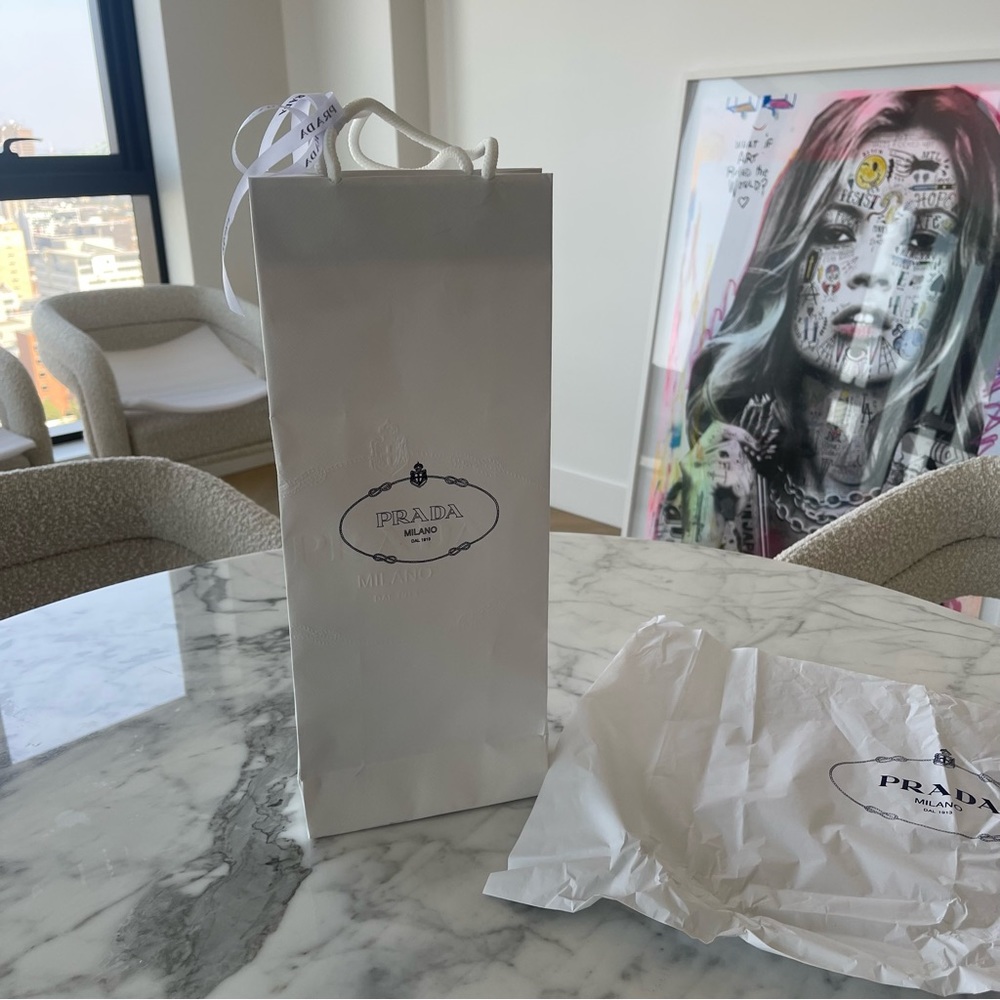 Original Prada Shopping Bag and Gift Paper